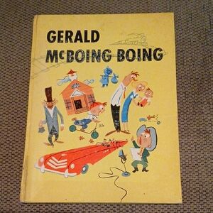 Gerald McBoing Boing Yellow Hardcover Book